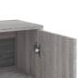 vidaXL Aparadores 3 uds madera de ingeniería gris Sonoma 60x31x84 cm vidaXL Aparadores 3 uds madera de ingeniería gris Sonoma 60x31x84 cm