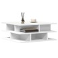 vidaXL Mesa de centro madera de ingeniería blanco 70x70x29 cm vidaXL Mesa de centro madera de ingeniería blanco 70x70x29 cm