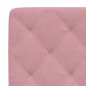 vidaXL Cabecero de cama acolchado terciopelo rosa 120 cm
