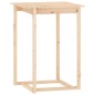 vidaXL Set de bar 5 piezas madera maciza de pino