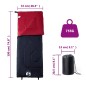 vidaXL Saco de dormir de camping para adultos 3 estaciones vidaXL Saco de dormir de camping para adultos 3 estaciones