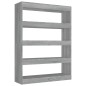 vidaXL Estantería/divisor de espacios gris Sonoma 100x30x135 cm vidaXL Estantería/divisor de espacios gris Sonoma 100x30x135 cm