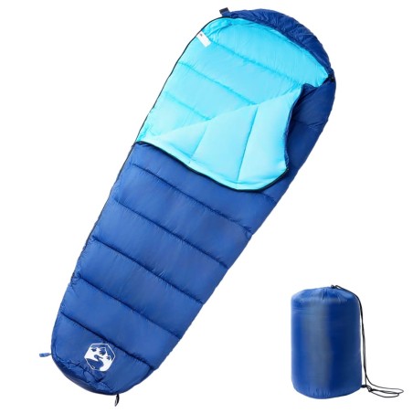 vidaXL Saco de dormir tipo momia de camping para adultos 3 estaciones