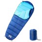 vidaXL Saco de dormir tipo momia de camping para adultos 3 estaciones vidaXL Saco de dormir tipo momia de camping para adultos 3 estaciones