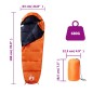 vidaXL Saco de dormir tipo momia de camping para adultos 3 estaciones vidaXL Saco de dormir tipo momia de camping para adultos 3 estaciones