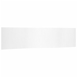 vidaXL Biombo divisor de bambú blanco 165x800 cm