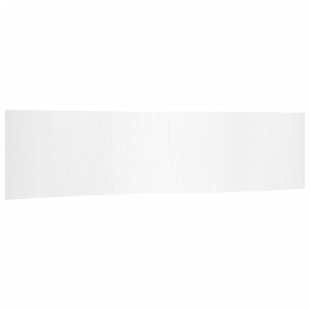 vidaXL Biombo divisor de bambú blanco 165x800 cm