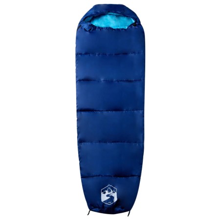 vidaXL Saco de dormir tipo momia de camping para adultos 3 estaciones