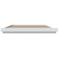 vidaXL Estructura de cama con LED madera ingeniería blanco 180x200 cm