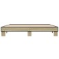vidaXL Estructura cama madera ingeniería metal roble Sonoma 200x200 cm