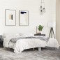 vidaXL Estructura cama madera ingeniería metal gris Sonoma 160x200 cm vidaXL Estructura cama madera ingeniería metal gris Sonoma 160x200 cm