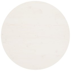 vidaXL Superficie de mesa madera maciza de pino blanco Ø90x2,5 cm