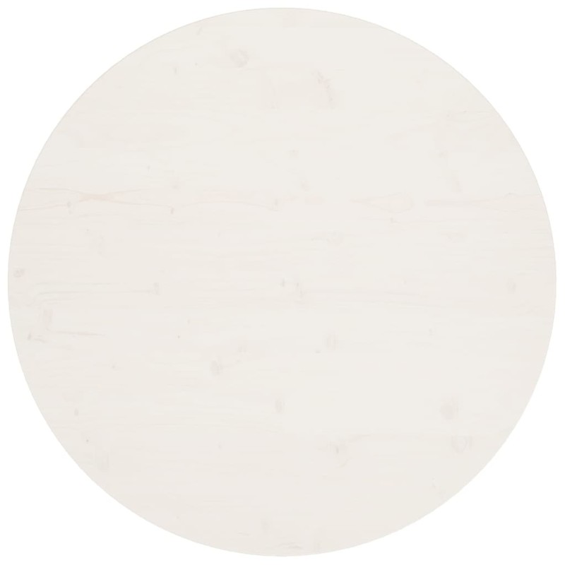vidaXL Superficie de mesa madera maciza de pino blanco Ø90x2,5 cm vidaXL Superficie de mesa madera maciza de pino blanco Ø90x2,5 cm