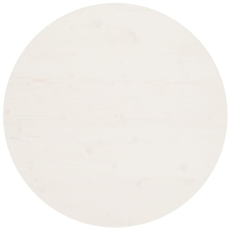 vidaXL Superficie de mesa madera maciza de pino blanco Ø90x2,5 cm