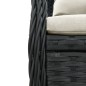 vidaXL Set de comedor de jardín 9 pzas y cojines ratán sintético negro vidaXL Set de comedor de jardín 9 pzas y cojines ratán sintético negro