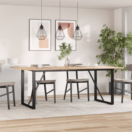 vidaXL Patas de mesa comedor estructura O hierro fundido 160x80x73 cm