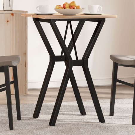 vidaXL Patas de mesa de comedor estructura Y hierro fundido 40x40x73cm
