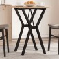 vidaXL Patas de mesa de comedor estructura Y hierro fundido 40x40x73cm vidaXL Patas de mesa de comedor estructura Y hierro fundido 40x40x73cm