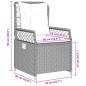 vidaXL Set comedor de jardín 7 pzas con cojines ratán sintético marrón vidaXL Set comedor de jardín 7 pzas con cojines ratán sintético marrón