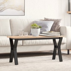 vidaXL Patas de mesa de centro estructura Y hierro fundido 90x30x43 cm