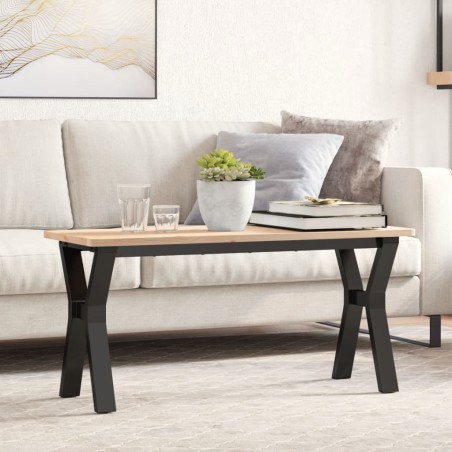 vidaXL Patas de mesa de centro estructura Y hierro fundido 90x30x43 cm