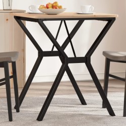 vidaXL Patas de mesa de comedor estructura Y hierro fundido 60x60x73cm