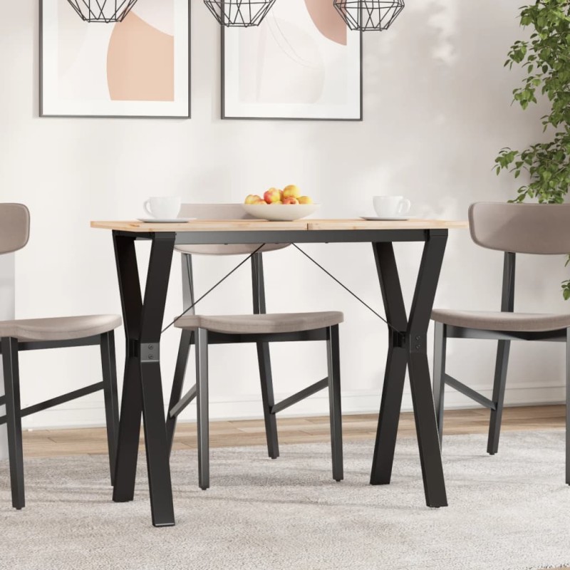 vidaXL Patas de mesa de comedor estructura Y hierro fundido 80x40x73cm vidaXL Patas de mesa de comedor estructura Y hierro fundido 80x40x73cm