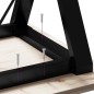 vidaXL Patas de mesa de comedor estructura Y hierro fundido 80x40x73cm vidaXL Patas de mesa de comedor estructura Y hierro fundido 80x40x73cm