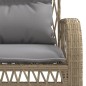 vidaXL Juego de sofás jardín con cojines 4 pzas ratán sintético beige vidaXL Juego de sofás jardín con cojines 4 pzas ratán sintético beige