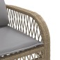 vidaXL Juego de sofás jardín con cojines 4 pzas ratán sintético beige vidaXL Juego de sofás jardín con cojines 4 pzas ratán sintético beige