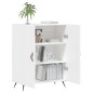 vidaXL Aparador de madera de ingeniería blanco 69,5x34x90 cm vidaXL Aparador de madera de ingeniería blanco 69,5x34x90 cm