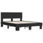 vidaXL Estructura de cama madera de ingeniería y metal negro 120x200cm vidaXL Estructura de cama madera de ingeniería y metal negro 120x200cm
