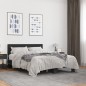 vidaXL Estructura de cama madera de ingeniería y metal negro 120x200cm vidaXL Estructura de cama madera de ingeniería y metal negro 120x200cm