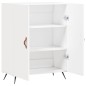 vidaXL Aparador de madera de ingeniería blanco 69,5x34x90 cm vidaXL Aparador de madera de ingeniería blanco 69,5x34x90 cm
