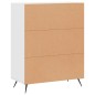 vidaXL Aparador de madera de ingeniería blanco 69,5x34x90 cm vidaXL Aparador de madera de ingeniería blanco 69,5x34x90 cm
