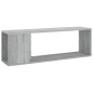 vidaXL Mueble de TV madera contrachapada gris Sonoma 100x24x32 cm vidaXL Mueble de TV madera contrachapada gris Sonoma 100x24x32 cm