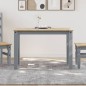 vidaXL Mesa de comedor Panama madera maciza de pino gris 117x60x75 cm vidaXL Mesa de comedor Panama madera maciza de pino gris 117x60x75 cm
