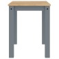 vidaXL Mesa de comedor Panama madera maciza de pino gris 117x60x75 cm vidaXL Mesa de comedor Panama madera maciza de pino gris 117x60x75 cm