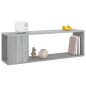 vidaXL Mueble de TV madera contrachapada gris Sonoma 100x24x32 cm vidaXL Mueble de TV madera contrachapada gris Sonoma 100x24x32 cm