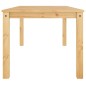 vidaXL Mesa de comedor Panama madera maciza de pino 180x90x75 cm