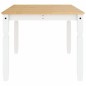 vidaXL Mesa de comedor Corona madera maciza pino blanco 180x90x75 cm vidaXL Mesa de comedor Corona madera maciza pino blanco 180x90x75 cm