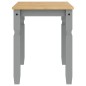 vidaXL Mesa de comedor Corona madera maciza de pino gris 112x60x75 cm vidaXL Mesa de comedor Corona madera maciza de pino gris 112x60x75 cm