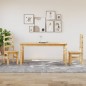 vidaXL Mesa de comedor Corona madera maciza de pino 160x80x75 cm vidaXL Mesa de comedor Corona madera maciza de pino 160x80x75 cm