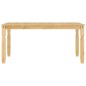 vidaXL Mesa de comedor Corona madera maciza de pino 160x80x75 cm vidaXL Mesa de comedor Corona madera maciza de pino 160x80x75 cm