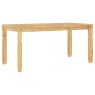 vidaXL Mesa de comedor Corona madera maciza de pino 160x80x75 cm vidaXL Mesa de comedor Corona madera maciza de pino 160x80x75 cm