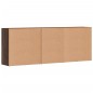vidaXL Aparadores 3 uds madera contrachapada marrón roble vidaXL Aparadores 3 uds madera contrachapada marrón roble