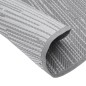 vidaXL Alfombra de exterior PP gris Ø120 cm vidaXL Alfombra de exterior PP gris Ø120 cm