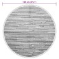 vidaXL Alfombra de exterior PP gris Ø120 cm vidaXL Alfombra de exterior PP gris Ø120 cm