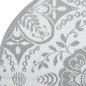vidaXL Alfombra de exterior PP gris claro Ø120 cm vidaXL Alfombra de exterior PP gris claro Ø120 cm
