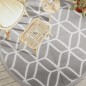 vidaXL Alfombra de exterior PP gris Ø200 cm